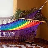 NOVICA Hammock, 'Maya Rainbow'