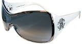 Roberto Cavalli CELESTINA 458S WHITE GREY GRADIENT LENS Sunglasses