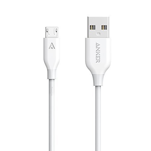 Anker PowerLine Micro USB (3ft) - Durable Charging Cable, with 10000+ Bend Lifespan for Samsung, Nexus, LG, Motorola, Android Smartphones and More