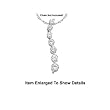 1/4 Ctw. Genuine Diamond Journey Pendant Solid 10k. Gold