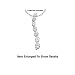 1/4 Ctw. Genuine Diamond Journey Pendant Solid 10k. Gold