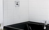 American Standard 2555.652.295 Town Square Pressure Balance Bath/Shower Fitting with Built-In Diverter and Deck-Mount Tub Spout, Satin