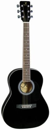 J Reynolds 36 3/4 Size Acoustic Guitar- Black