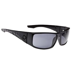 Spy Optic Cooper XL Sunglasses - Matte Black 80's w/ Grey Lens