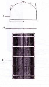 JACUZZI FILTER ELEMENT ASSY - 120 SQFT - 42-3675-08