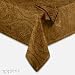 Nautica Adirondack Paisley Oblong Tablecloth 60" X 84" Harvest