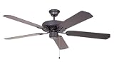 Ellington Fans ELN52MBK5 52 Ellington Traditional Energy Star Indoor Matte Black Ceiling Fan