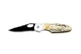 Bear and Son 3 1/2" Cocobola Sideliner w/Black Titanium Coated Blade & Metal Belt Clip
