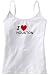 I LOVE HOUSTON - City Series - White Women's / Girls Camisole (Girlie / Babydoll)