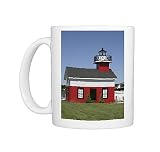 Lighthouse relocated Photo Mugs