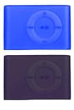 Black And Blue - iPod Shuffle 2G Silicone Skin Cover By HandHelditems