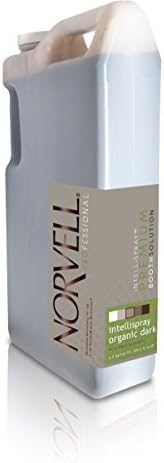 Norvell INTELLISPRAY Organic Dark Premium Booth Solution, 1.3 gal, 4-pack