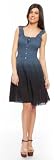 Classic Designs Dip Dyed Cotton Peasant Dress