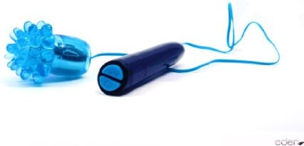 Eden 10 Versatile Vibrating Patterns Clitoral Stimulation Bullet G Spot Deep Vibrations Joystick Vibrator Massager Sex Toy (Blue)