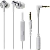 audiotechnica スマートフォン用インナーイヤーヘッドホンホワイト