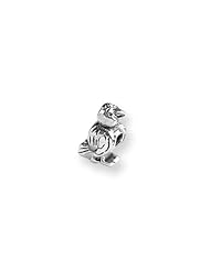 Bird Charm in Silver for 3mm Charm Bracelets