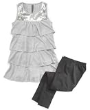 Epic Threads Girls Sequined Ruffle Tunic & Leggings