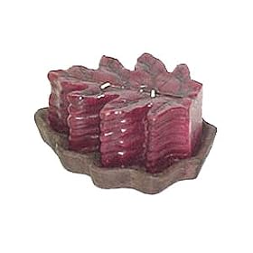Fall Leaf on Tray Brown 2 Wick by Lava