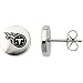 Stainless Steel Tennessee Titans Logo Stud Earrings