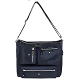 Iris Tote Diaper Bag by Amy Michelle - Black