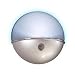 AmerTac 75153 - LED Satin Nickel Sphere Night Light