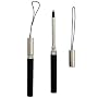-Pen Stylus Stift Black / Silver Metall f�r LG GD510 GD 510 Pop *26*