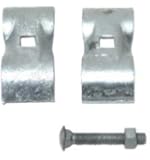 ALEKO&reg; Gate Part #10 1 Set Kennel Panel Clamps for Chain Link Fence Kennel Panels