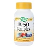 Nature's Way Vitamin B-50 Complex, Capsules, 60-Count