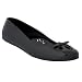 Xhilaration Blk Wmn Georgi Jlly bllt Flat - 8.0