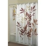 Interdesign Leaves Shower Curtain - Brown
