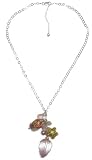 Sterling Silver Fish, Starfish w/ Rose Quartz Pendant, 16-18