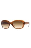 Ray Ban 4101 717 51 Jackie Ohh Sunglasses Light Brown Crystal Brown Gradiant Lenses