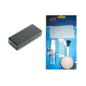 Superior Quality Replacement Battery for Specific Digital Camera and Camcorder Models / Compatible with SONY NP-FC10, NP-FC11, DSC-P2, DSC-P3, DSC-P5, DSC-P7, DSC-P8, DSC-P8E, DSC-P9, DSC-P10, DSC-P10E, DSC-P12, DSC-V1, DSC-V1E, DSC-F77, DSC-F77E, DSC-FX77 - Includes Camera/Lens Cleaning Kit