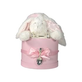 Child to Cherish Five Piece Silver Spoon Giftset Pink