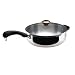 Paula Deen 4 Quart Covered Saute Pan, Stainless Steel