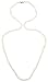 Sterling Silver 4mm Rose Quartz Necklace, 24