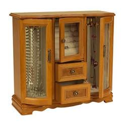 Mele "Elizabeth" Walnut Jewelry Box