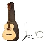 Oscar Schmidt by Washburn OF2 Full Size Acoustic Guitar Combo with AB Gig Bag, Stand, and Strings - Natural