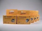 Compatible Epson T040120 & T041020 Multi 5-Pack: 4 Black & 1 Color Ink Cartridges for Epson CX3200