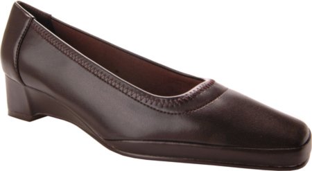 Easy Street Women's Freedom Slip-on Shoes,Brown Smooth/Stretch,10 N US