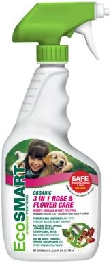 Ecosmart Technologies 33191 24 oz. Organic 3 In 1 Rose &amp; Flower Care