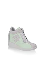 RUCO LINE Zapatillas de cuña (Verde Claro)