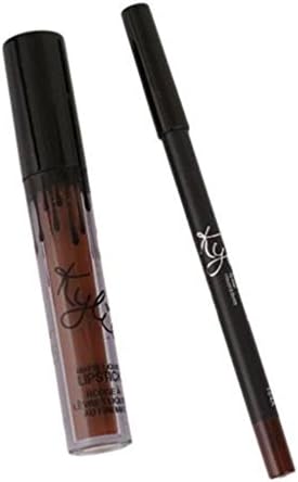 FOrU Matte Lipstick and Lip Liner Make up Long Lasting Waterproof Liquid Lip Pencil Set