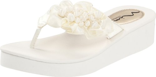 Nina Women's Heath Flip Flop,Ivory,7 M US Nina Women's Heath Flip Flop,Ivory,7 M US