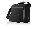 Belkin Neoprene Messenger Bag for Notebooks up to 15.4-Inch Pitch Black/Soft Grey