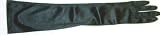 Women's Black Opera Length Satin Gloves