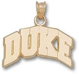Duke Blue Devils 14KT Gold DUKE Arched Pendant