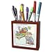 Londons Times Funny Hollywood Cartoons - Jimmy Buffett Parrot Therapy - Tile Pen Holders-5 inch tile pen holder