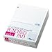 TOPS 7521 Letter Size Glue Top White Legal Pads, Narrow Rule, 3-Hole, 50 Sheets/pad, Doz.
