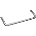 Monroe  Stainless Steel 303 Threaded Pull Handle , Round Grip, Dull Finish, 7" Mounting Hole Center to Center, 4" Projection (Pack of 1)